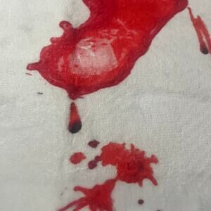 Halloween bath mat bloody footprint design horror murder mat bathroom spooky